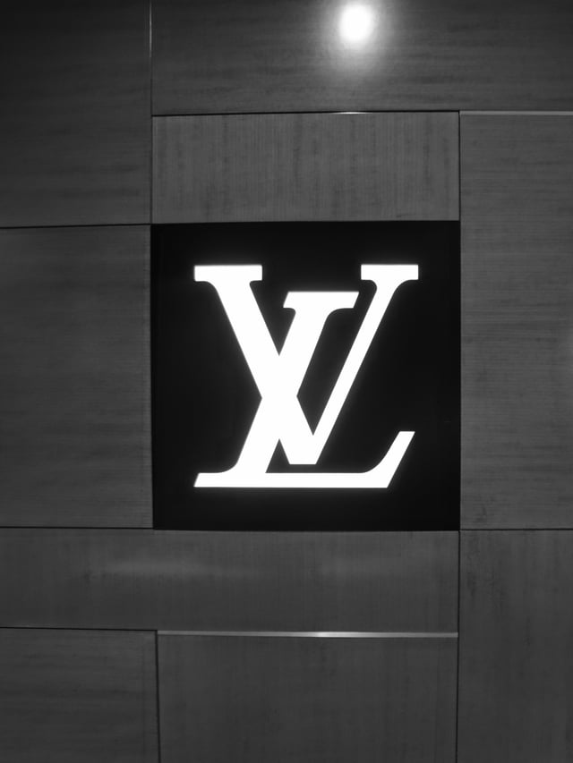 Louis Vuitton's "LV" logo