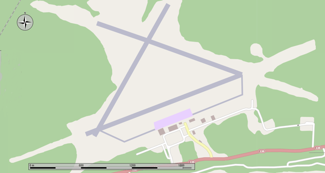 Map of the airport.