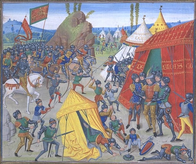 Battle of Ar Roc'h-Derrien during the War of the Breton Succession