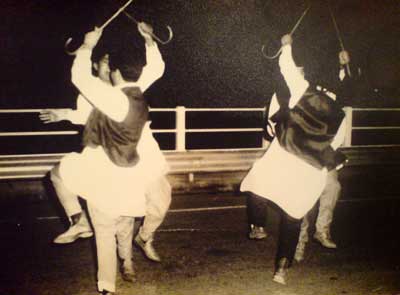 Traditional dancing in Bayda in 1976