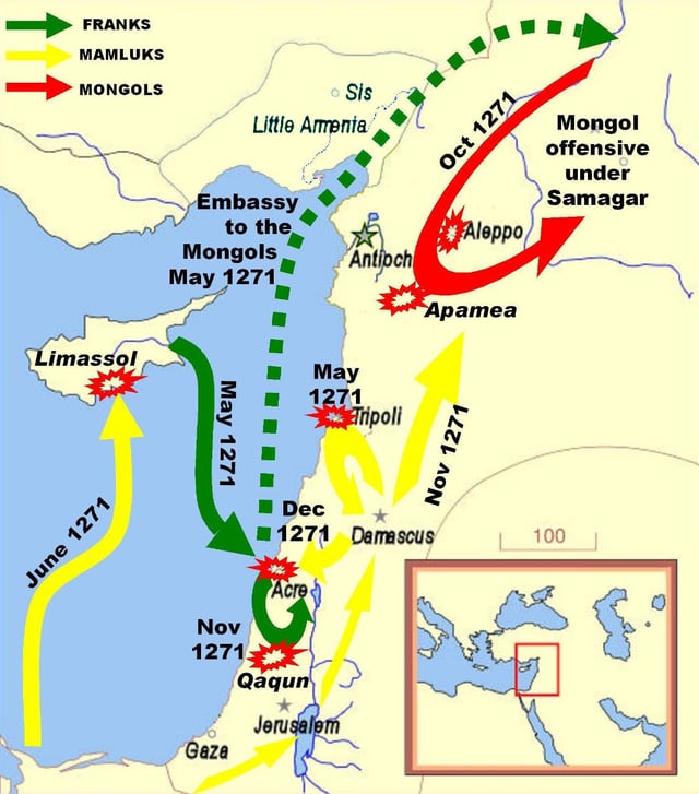Operations during the Crusade of Edward I