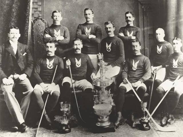 The first Stanley Cup Champions were the Montreal Hockey Club (affiliated with the Montreal Amateur Athletic Association).