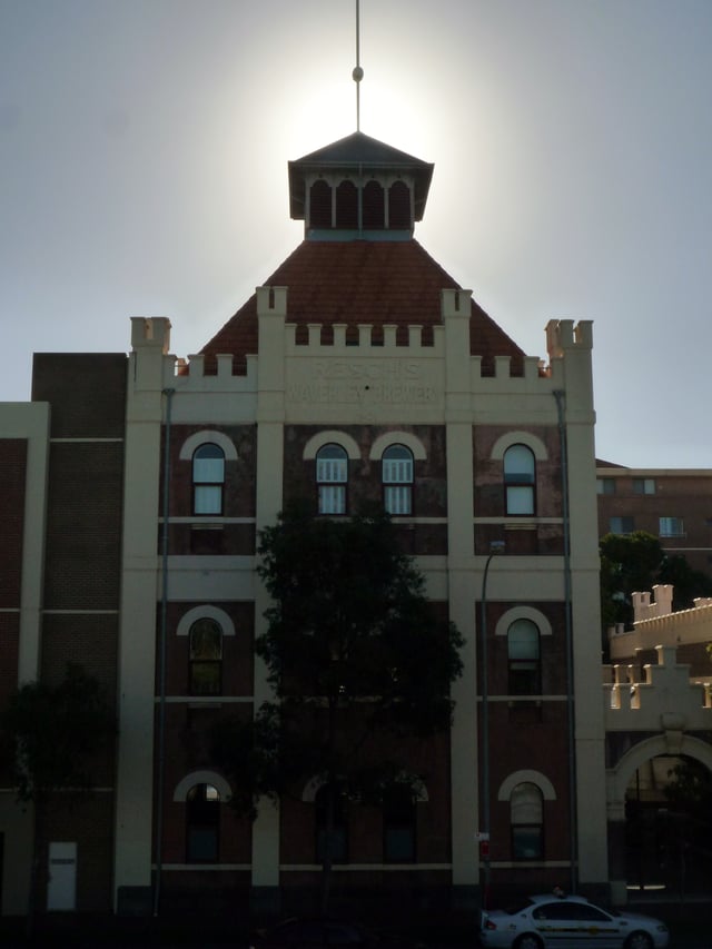 A building which was a brewery for Resch's now part of an apartment complex.