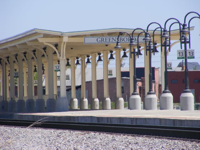 Greensboro's Amtrak Station & Rail Depot