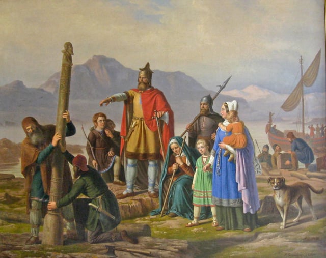 Ingólfr Arnarson (modern Icelandic: Ingólfur Arnarson), the first permanent Scandinavian settler