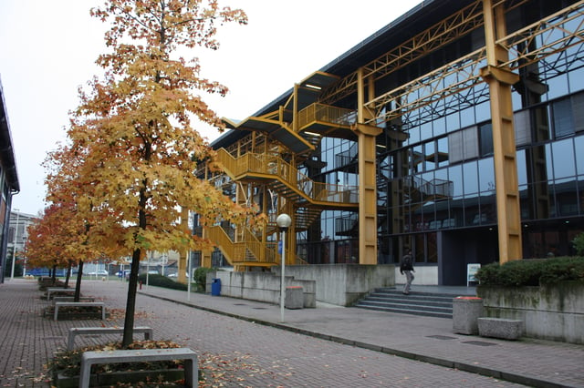 Exterior of the main engineering building, Bovisa campus