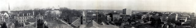 Downtown Raleigh panorama, from 1909