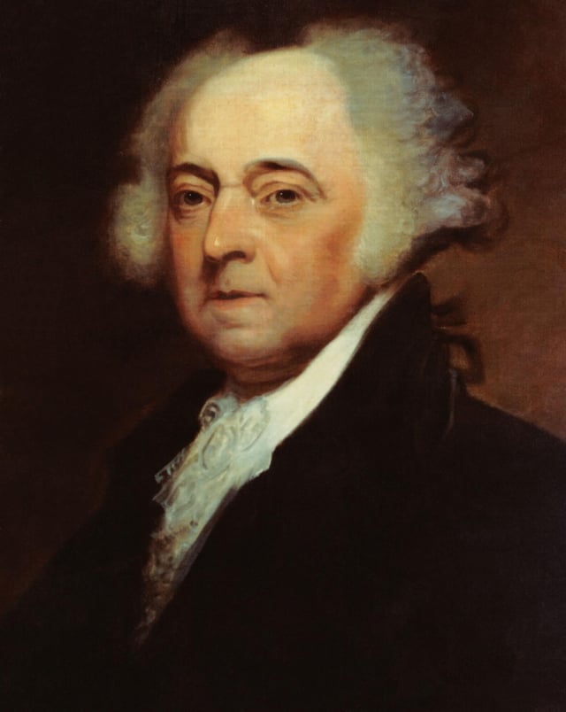John Adams, the second President of the United States (1797–1801), whose paternal great-grandfather David Adams was born and bred at "Fferm Penybanc", Llanboidy, Carmarthenshire, Wales and who emigrated from Wales in 1675.