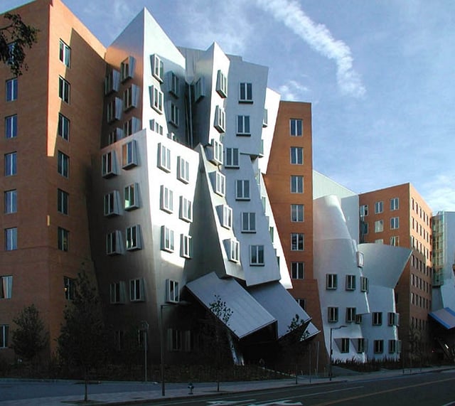 The Stata Center houses CSAIL, LIDS, and the Department of Linguistics and Philosophy