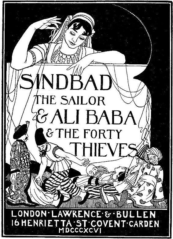 Sinbad the sailor and Ali Baba and the forty thieves by William Strang, 1896