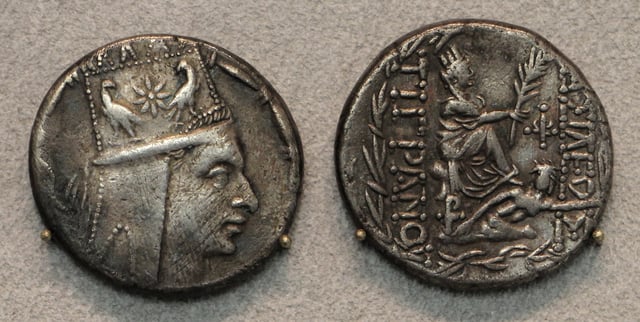 A tetradrachm of Tigranes II the Great of Armenia, minted at Antioch, 83–69 BC