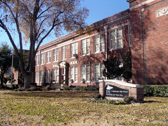 Booker T. Washington High School for the Performing and Visual Arts in the Arts District
