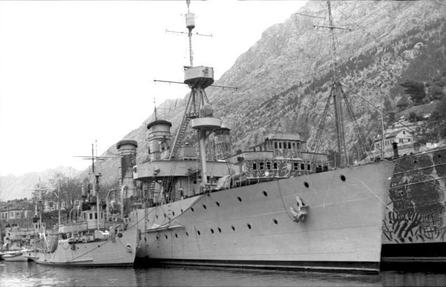 Captured ships of the Yugoslavian Navy, Bay of Kotor 1941.
