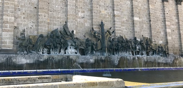 Fountain of the Founders in Guadalajara, Mexico