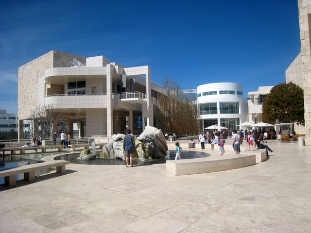 The Getty Center opened on the heights of Brentwood in 1997