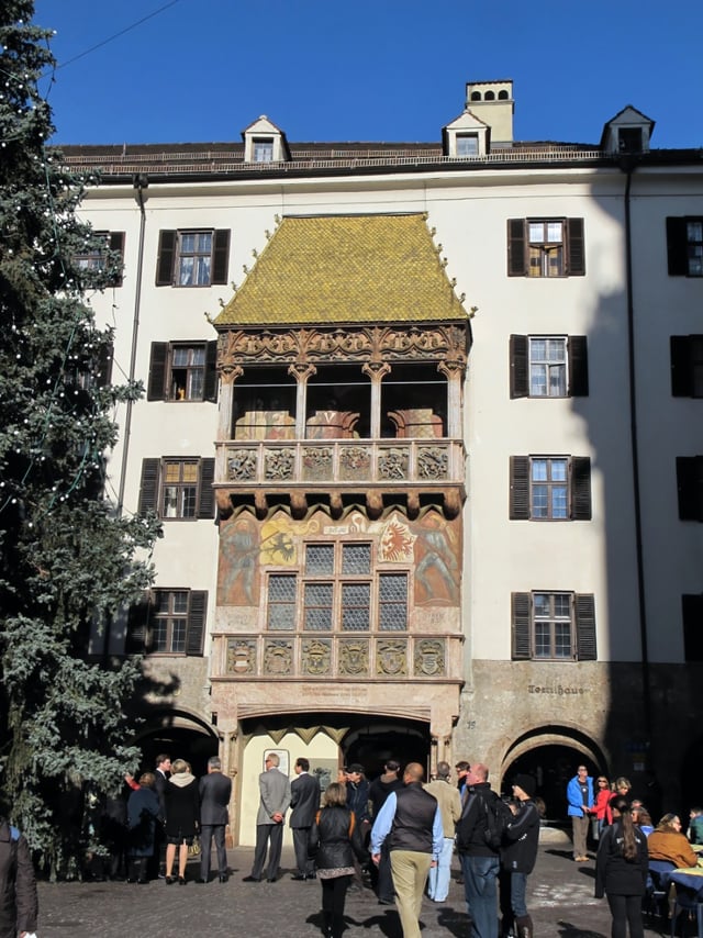 The "Golden Roof" residence in Innsbruck, Tyrol