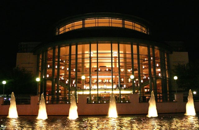 The exterior of the Raymond F. Kravis Center for the Performing Arts