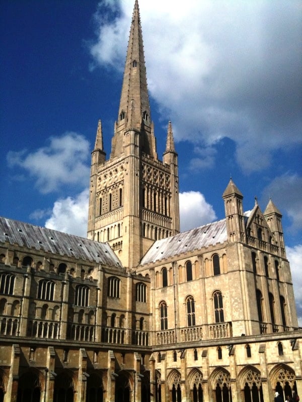 Norwich Cathedral is one of the great Norman buildings of England.
