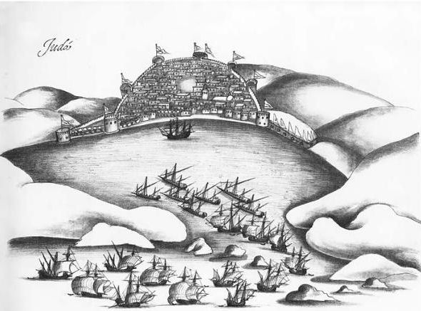 The Ottoman admiral Selman Reis defended Jeddah against a Portuguese attack in 1517.