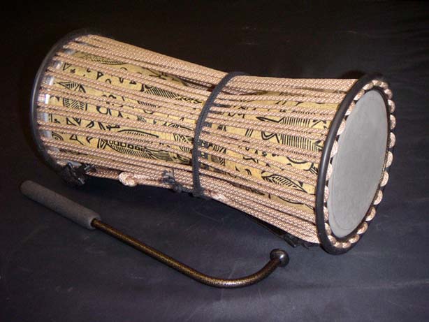 The talking drum is an instrument unique to West Africa.