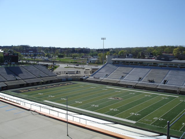 Waldo Stadium, on the campus of Western Michigan University.