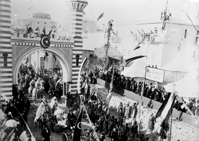 Emperor Wilhelm II of Germany in Jerusalem during his state visit to the Ottoman Empire, 1898