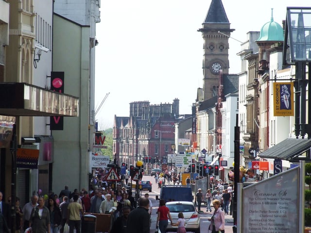 Fishergate, Preston's main shopping district