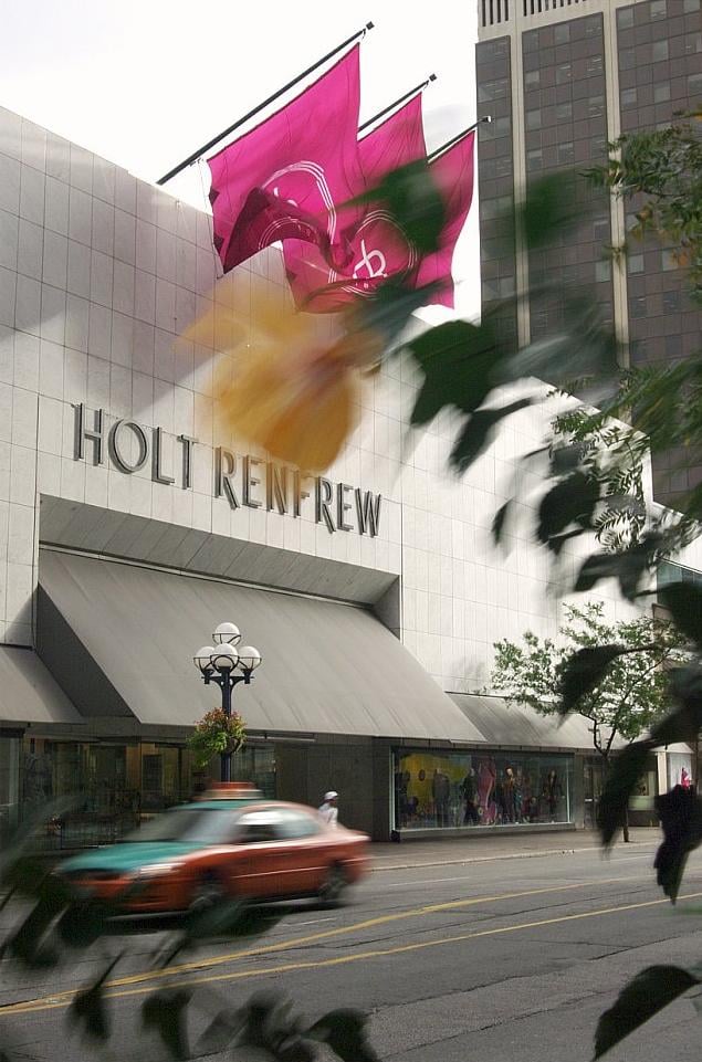 Holt Renfrew's flagship store on the Mink Mile section of Bloor Street