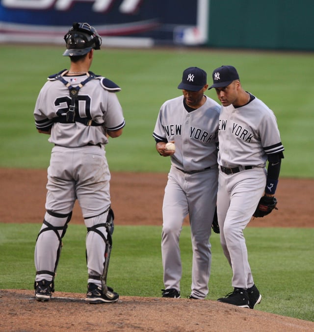 The Yankees' success in the late 1990s and early 2000s was built from a core of productive players that included Jorge Posada, Mariano Rivera, and Derek Jeter.