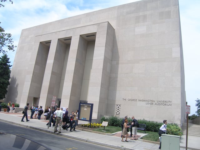 GW's Lisner Auditorium is one of DC's premier venues.
