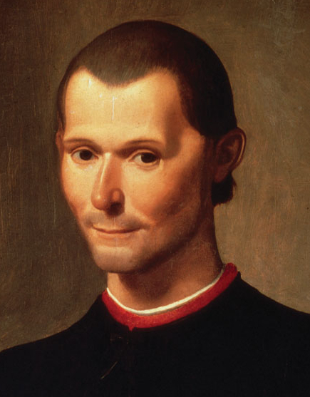 Niccolò Machiavelli (1469–1527), the author of The Prince and prototypical Renaissance man. Detail from a portrait by Santi di Tito.