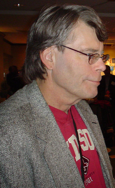 Stephen King at the Harvard Book Store, June 6, 2005