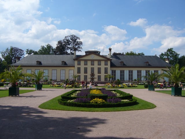 The Pavillon Joséphine (rear side) in the Parc de l'Orangerie