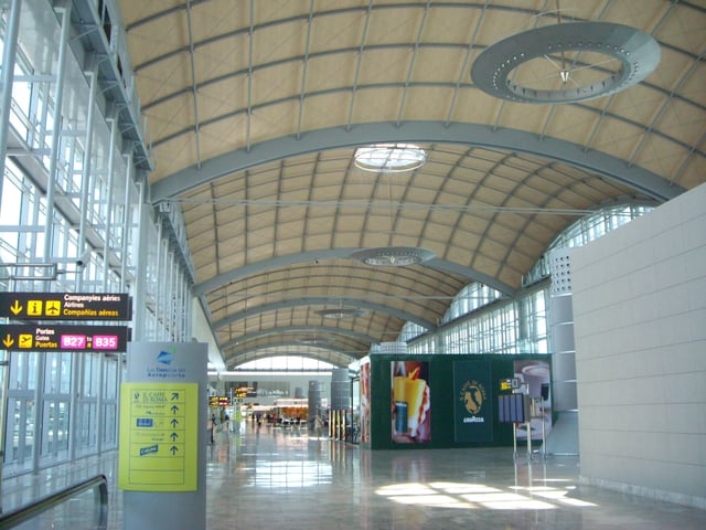 Interior of the new terminal