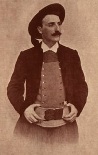 The singer-songwriter Théodore Botrel dressed in traditional Breton costume.