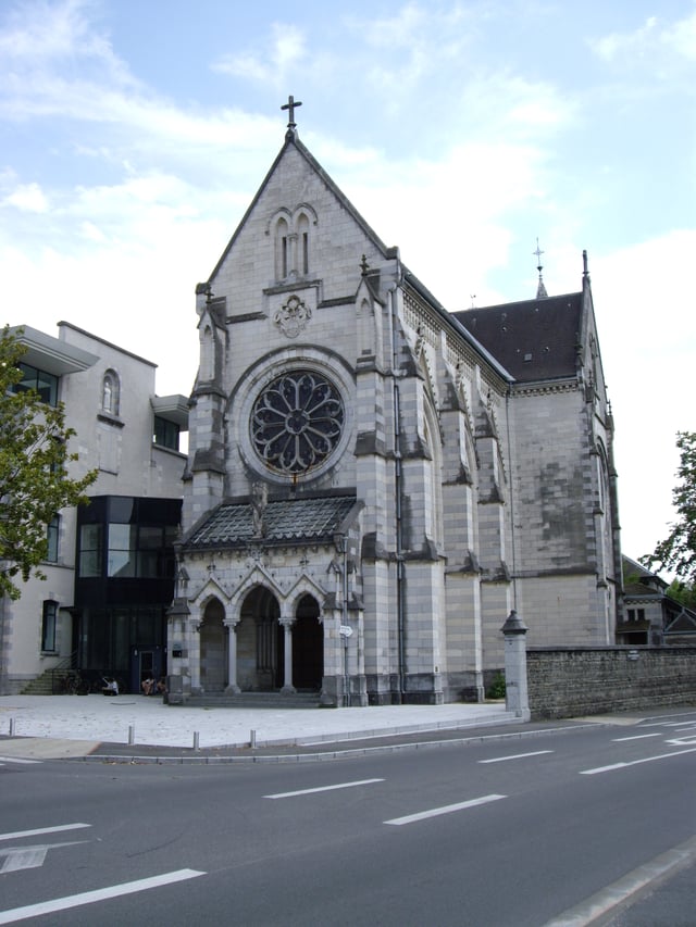 The chapel of the Convent of Réparatrices