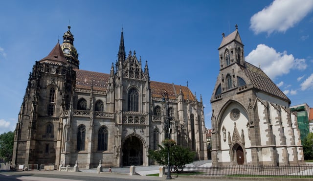 St. Elisabeth Cathedral in Košice is Slovakia's largest church