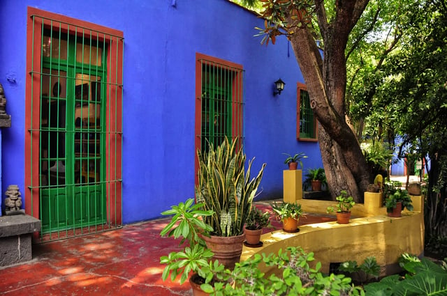 La Casa Azul, Kahlo's childhood home and residence from 1939 until her death in 1954