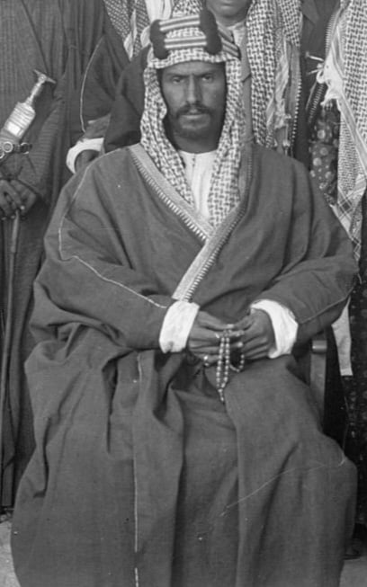 Abdulaziz Ibn Saud, the founding father and first king of Saudi Arabia.
