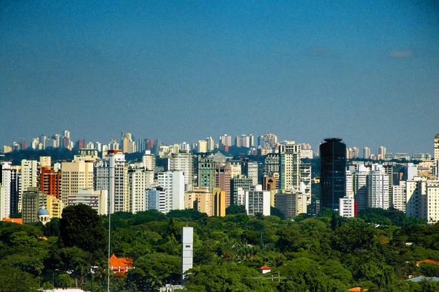 Jardins, one of the most luxurious neighbourhoods of the city.