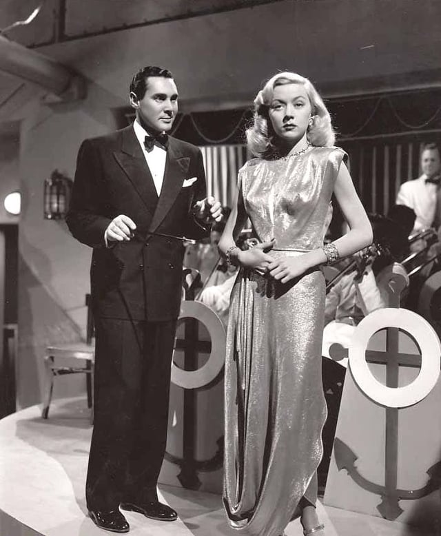 Philip Reed and Gloria Grahame in Song of the Thin Man, 1947