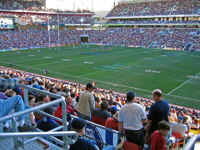 NRL game at Suncorp Stadium