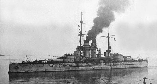 Hungarian built dreadnought battleship SMS Szent István