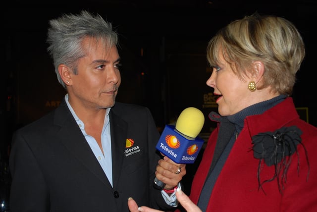 Interview with Lolita Ayala at the charity auction "Arte en Barricas" sponsored by Tequila Herradura in Mexico City
