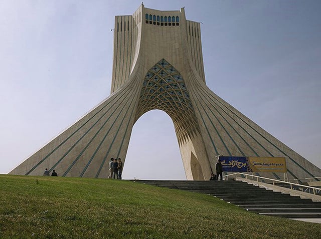 Tehran's historic Azadi Tower.