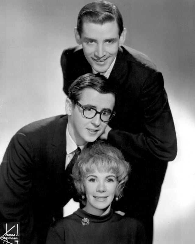 Rivers with Jim Connell and Jake Holmes in "Jim, Jake & Joan", circa early 1960s