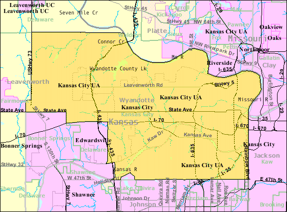 Kansas City map