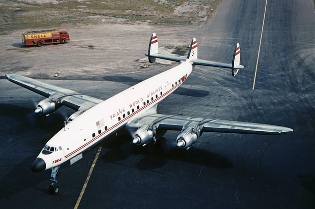 Lockheed Constellation in TWA livery