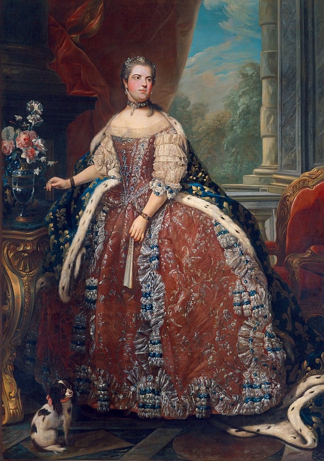 Louise Élisabeth as Duchess of Parma, by Charles-André van Loo.