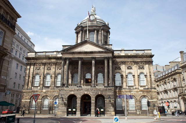 The late Georgian Liverpool Town Hall